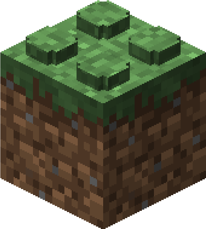 Minecraft_ Grass_ Block_ Icon PNG