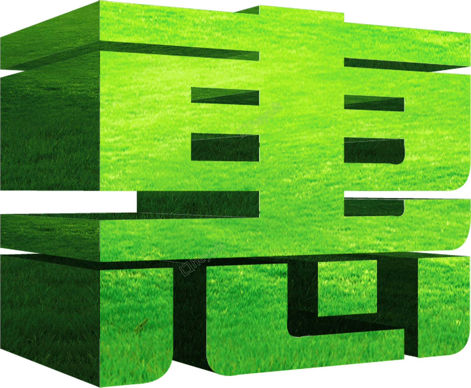 Minecraft_ Grass_ Block_ Perspective PNG