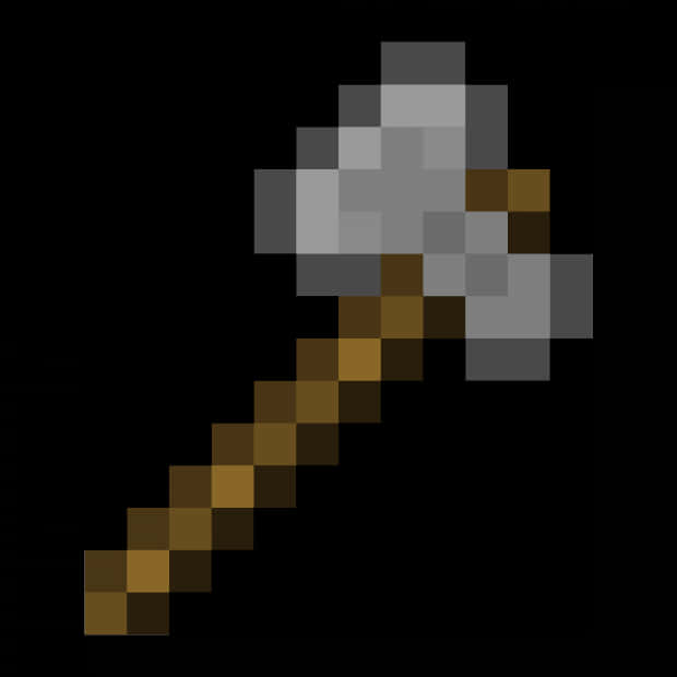 Minecraft_ Iron_ Sword_ Icon PNG