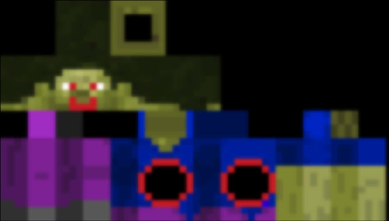 Minecraft_ Mobs_ Blurred PNG