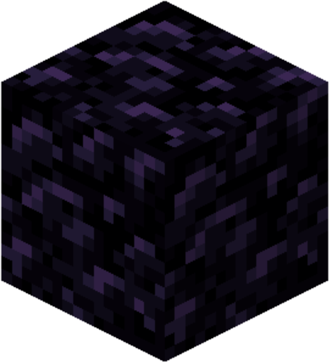 Minecraft_ Obsidian_ Block_ Texture PNG