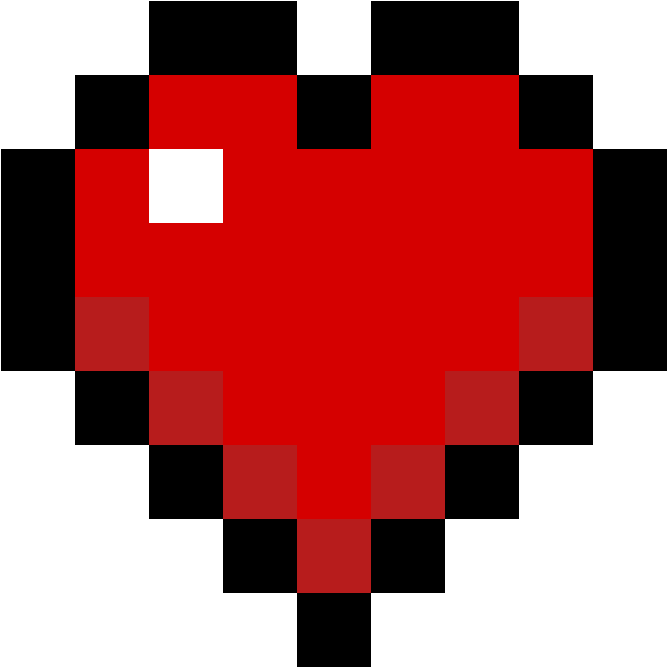 Minecraft_ Pixel_ Heart.png PNG