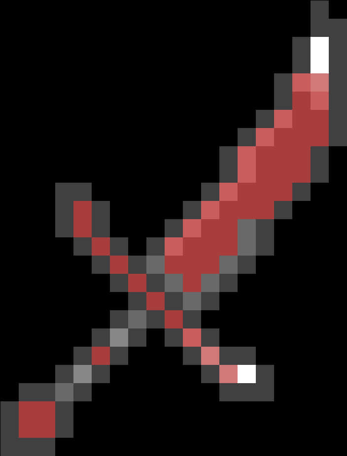 Minecraft_ Redstone_ Sword.png PNG