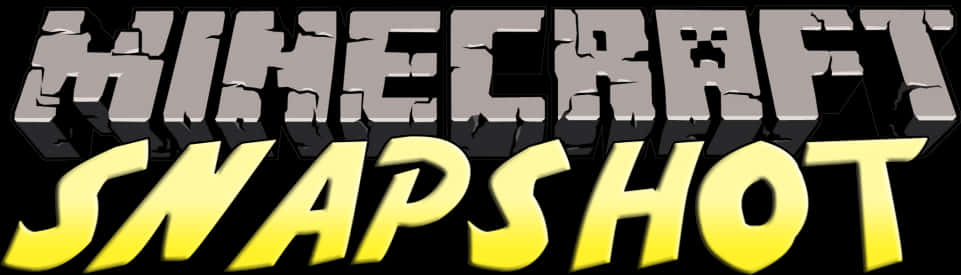 Minecraft_ Snapshot_ Logo PNG