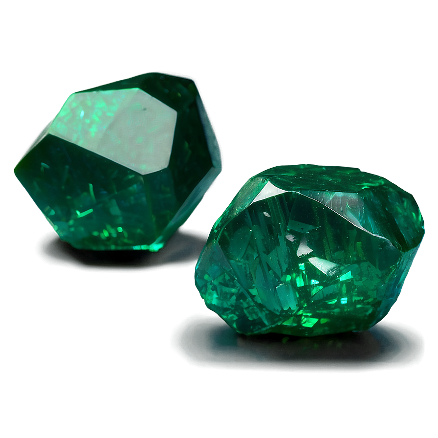 Mined Emerald Ore Png 06122024 PNG