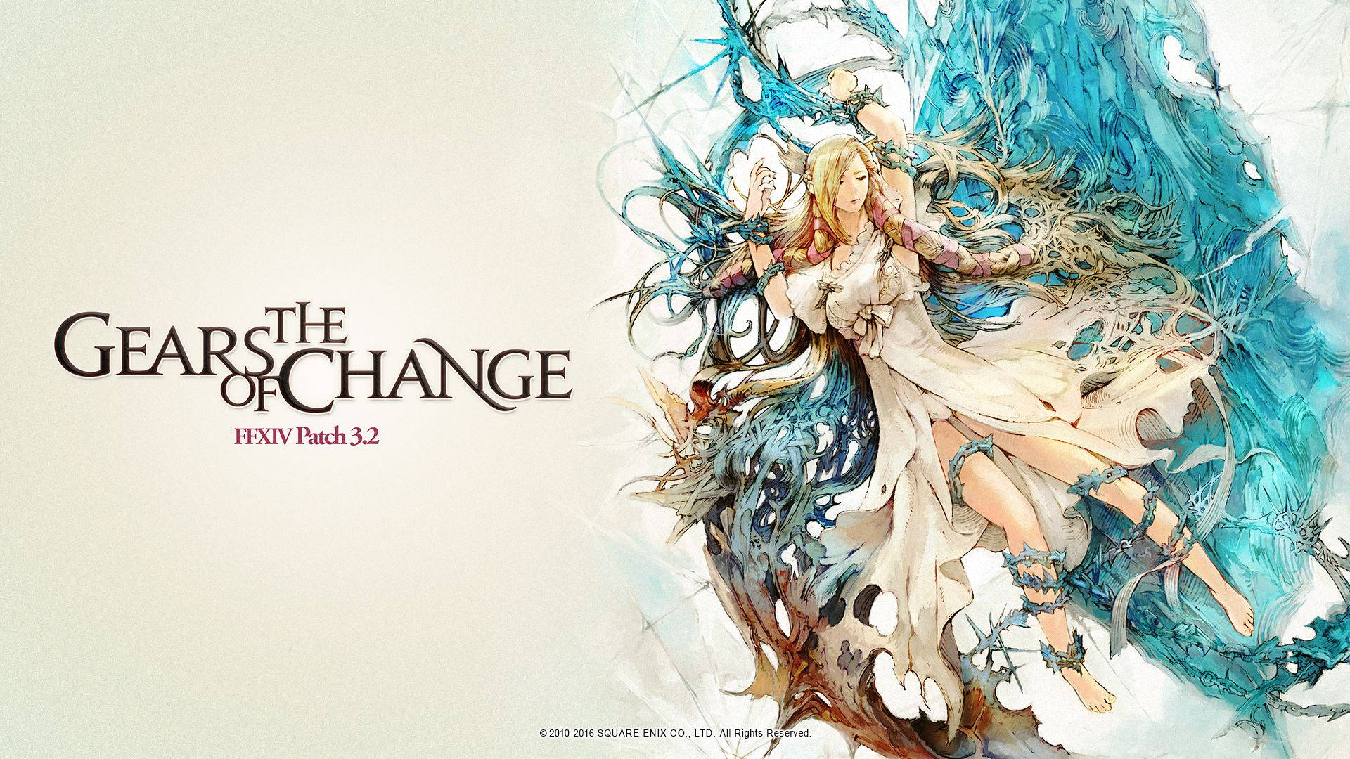 Minfilia Warde of Final Fantasy 14 Heavensward casts her spell Wallpaper