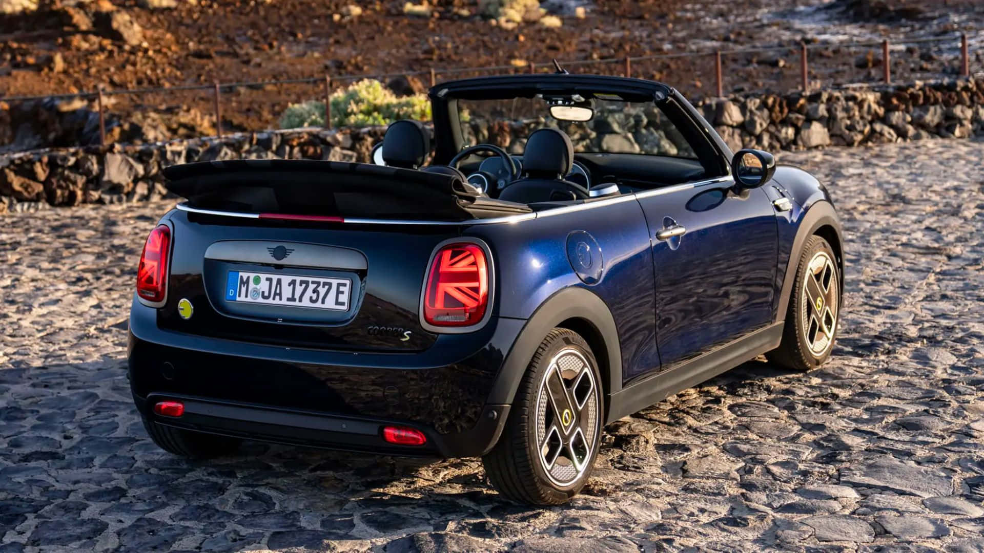 Experience the Ultimate Joyride in a Mini Cooper S Convertible Wallpaper