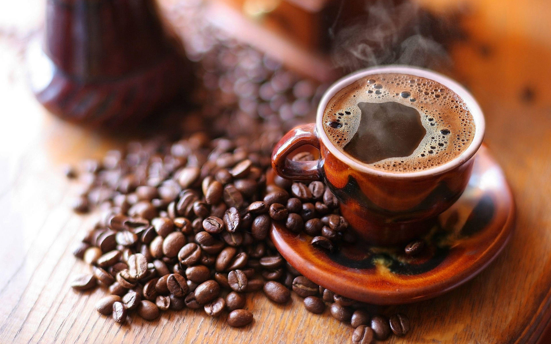 Mini Cup Of Coffee Wallpaper