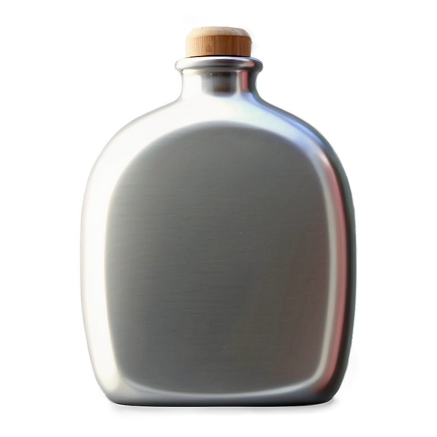 Mini Flask Cartoon Png 06122024 PNG