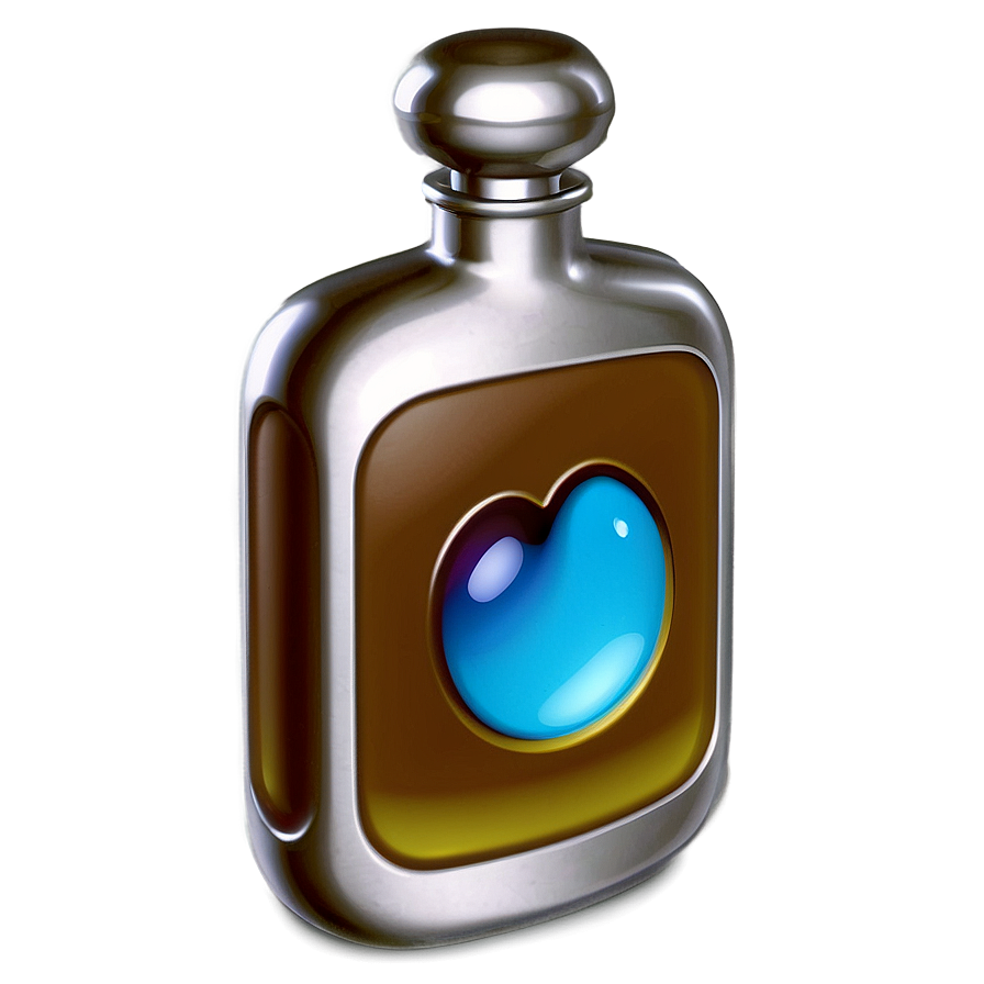 Mini Flask Cartoon Png Res31 PNG