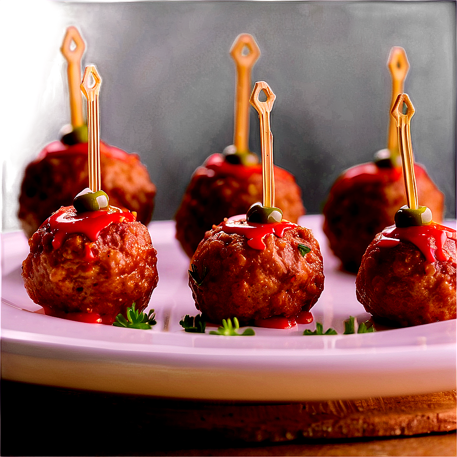 Mini Meatball Canapés Png 69 PNG