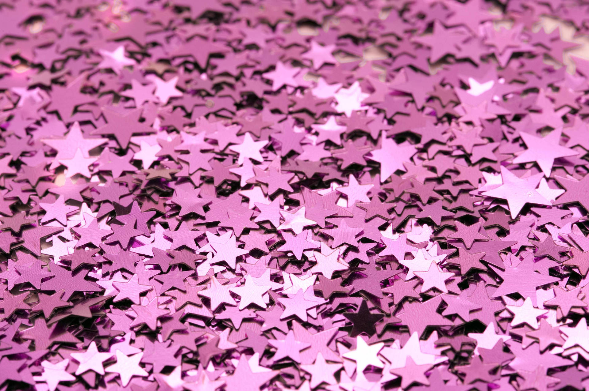 Mini Pink Sparkled Stars Wallpaper