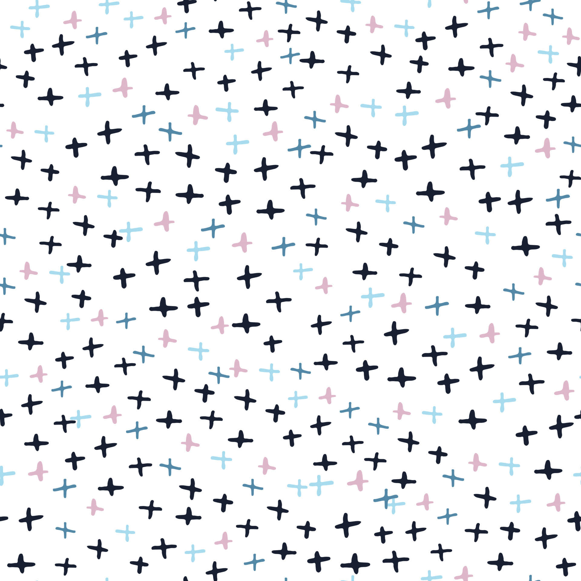 Mini Plus Pattern Wallpaper