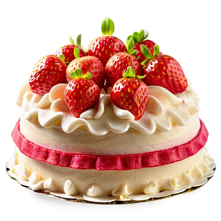 Mini Strawberry Cake Png Nnr33 PNG