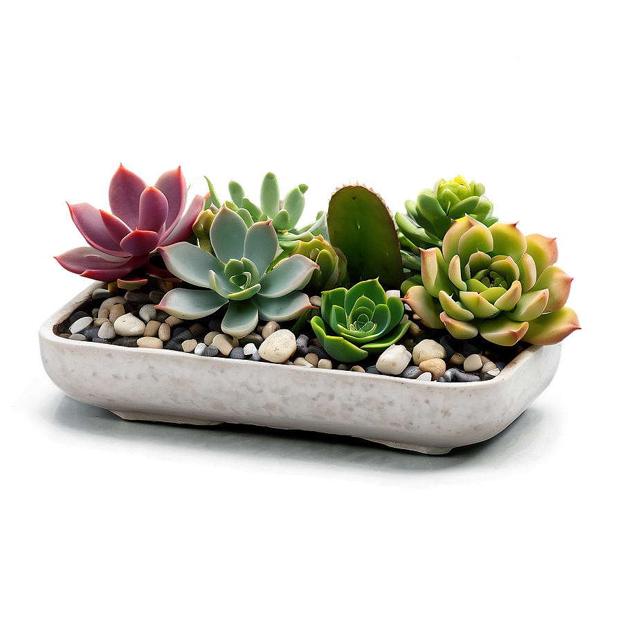 Mini Succulent Garden Png 06212024 PNG