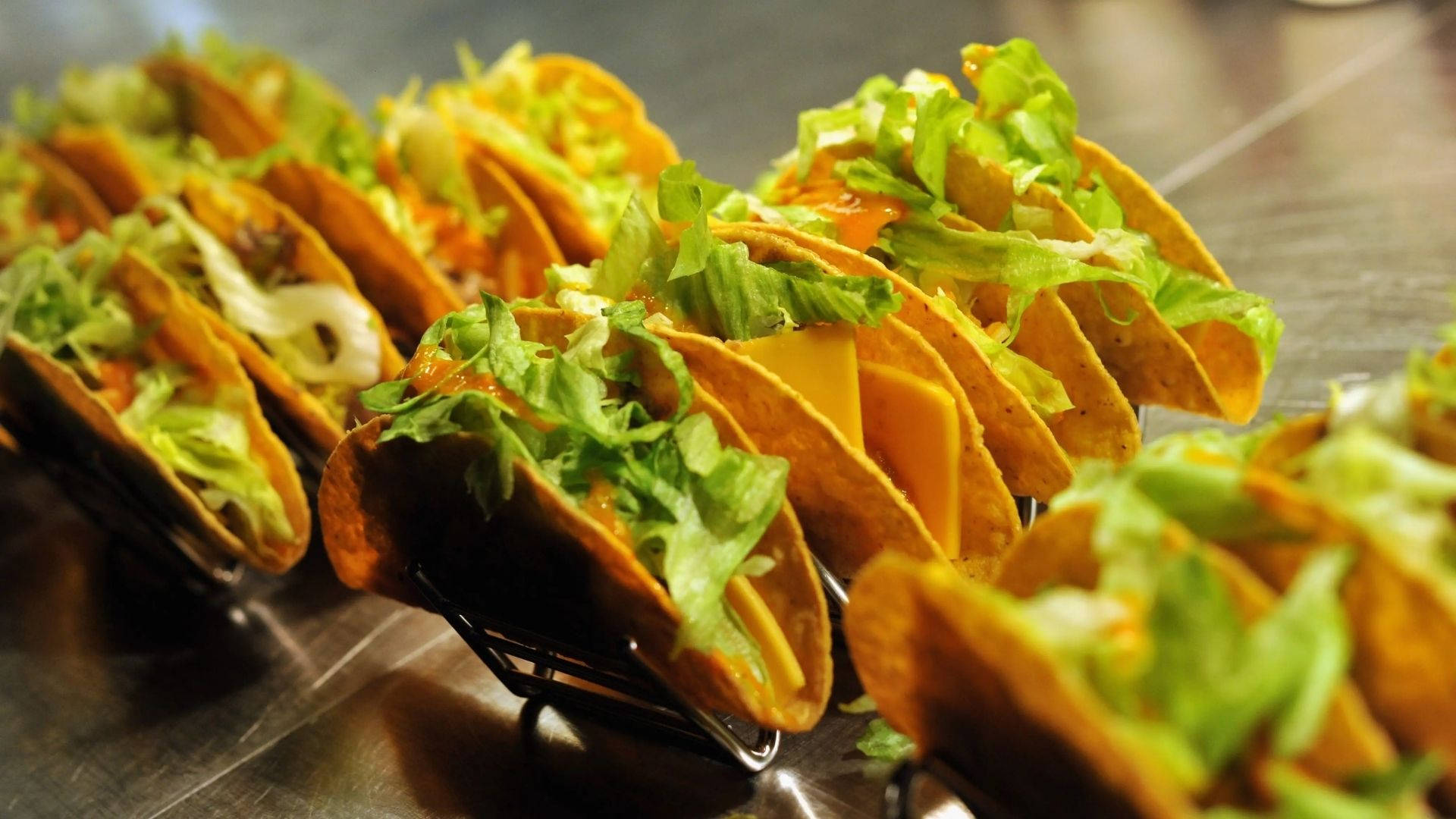 Mini Tacos With Veggies Wallpaper
