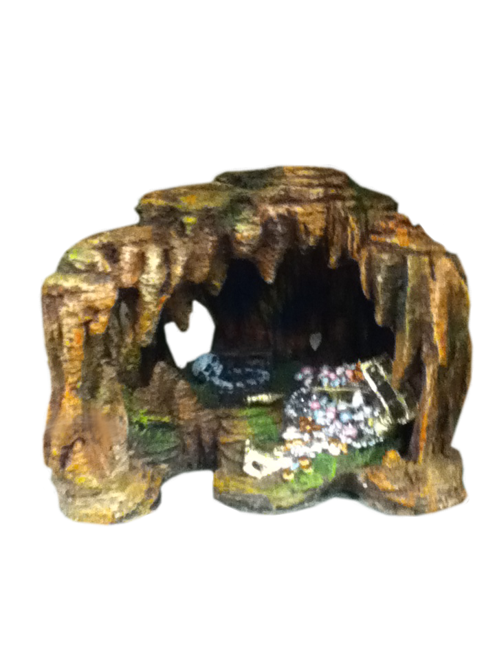 Miniature Aquarium Cave Decoration PNG