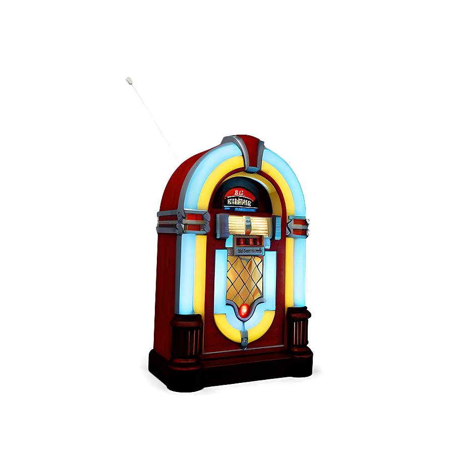 Miniature Model Jukebox Png 06112024 PNG