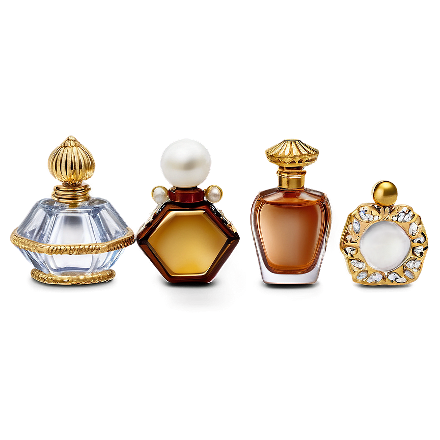 Miniature Perfume Bottle Collection Png 77 PNG