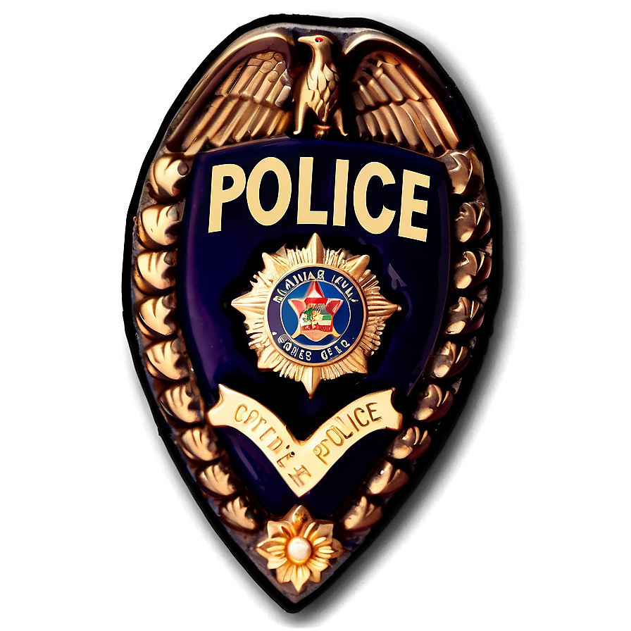 Miniature Police Badge Png 12 PNG