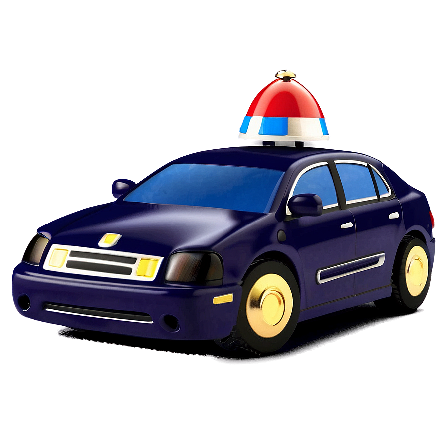 Miniature Police Car Model Png Qhu PNG