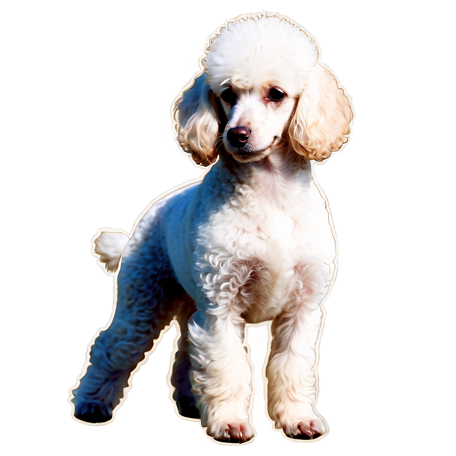 Miniature Poodle Graphic Png 06112024 PNG