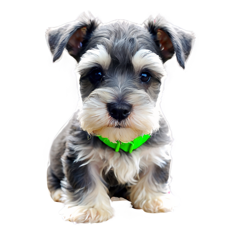 Miniature Schnauzer Puppy Png Hml PNG