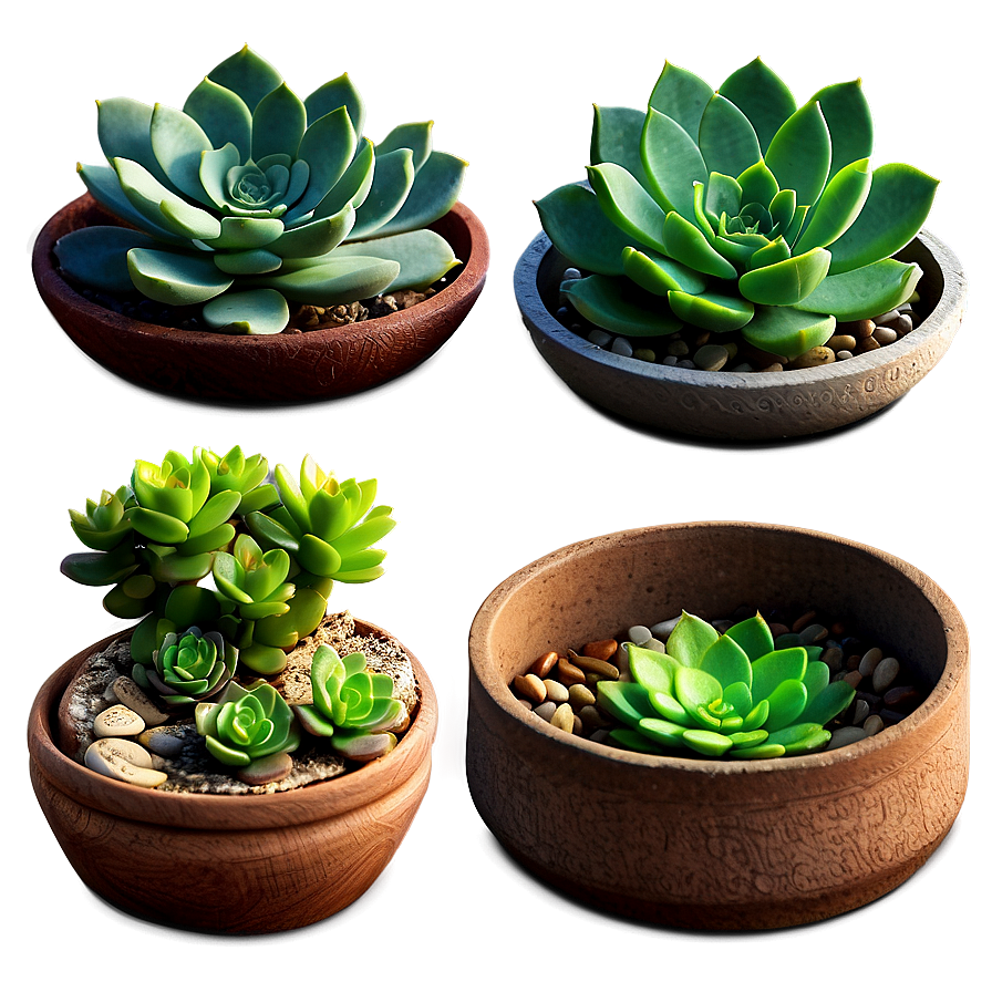 Miniature Succulent Scenes Png 55 PNG