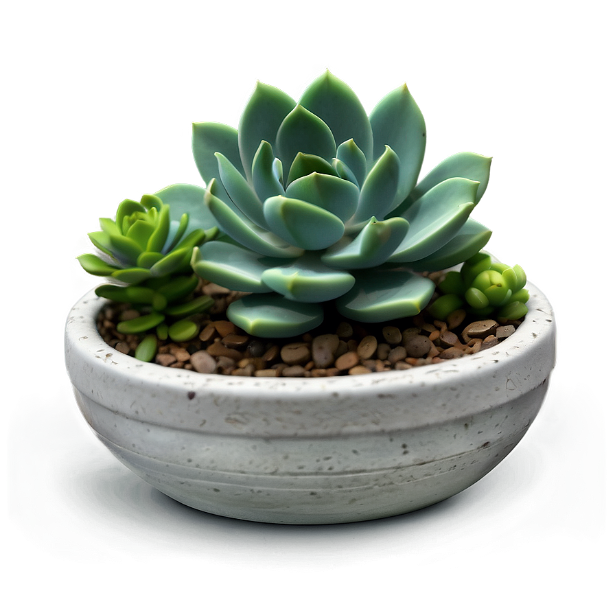 Miniature Succulent Scenes Png Uyu71 PNG