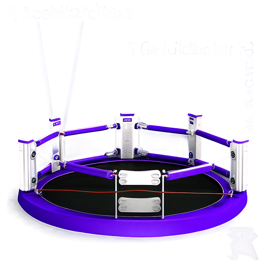 Miniature Wrestling Ring Model Png 06202024 PNG