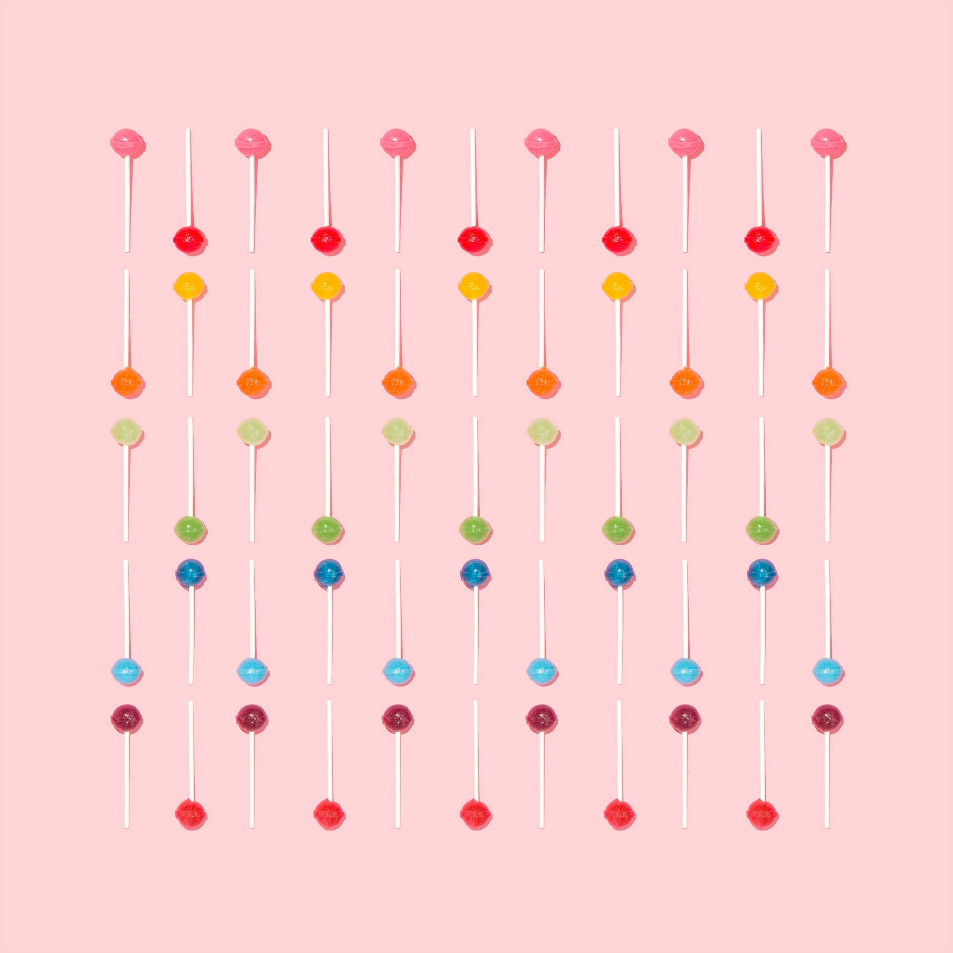 Minimal Colorful Lollipops