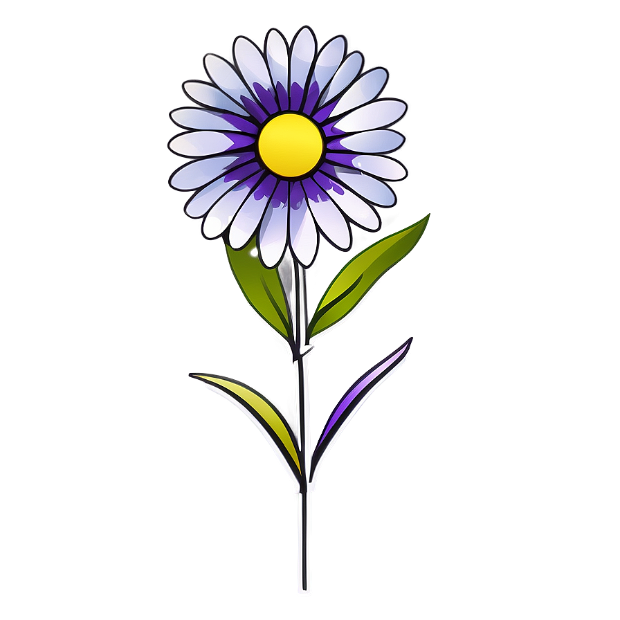 Minimal Flower Outline Png Hil PNG