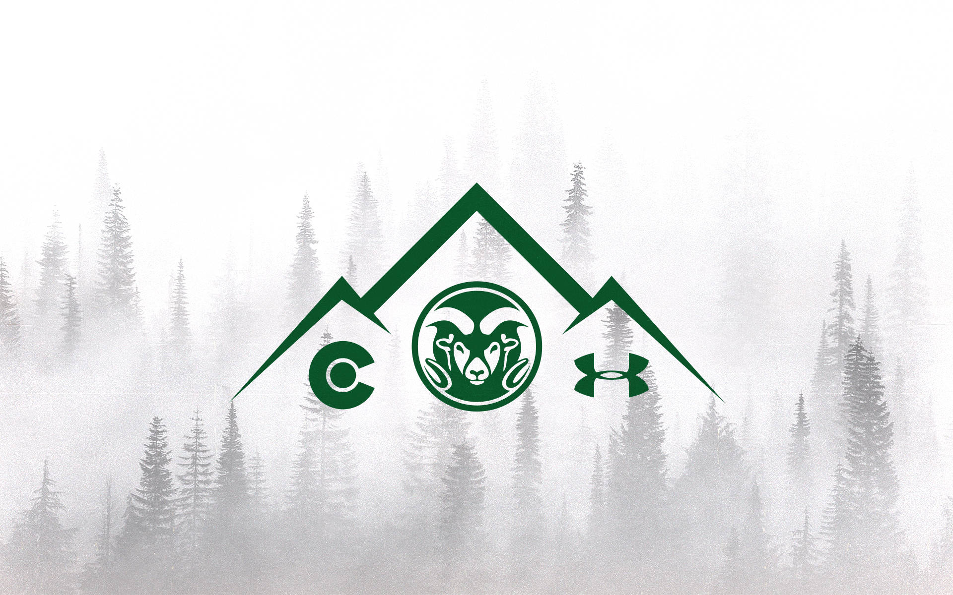 Minimal Logo Colorado State University Wallpaper