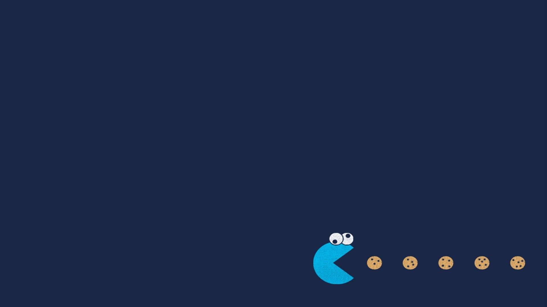Minimal Pacman Cookie Monster