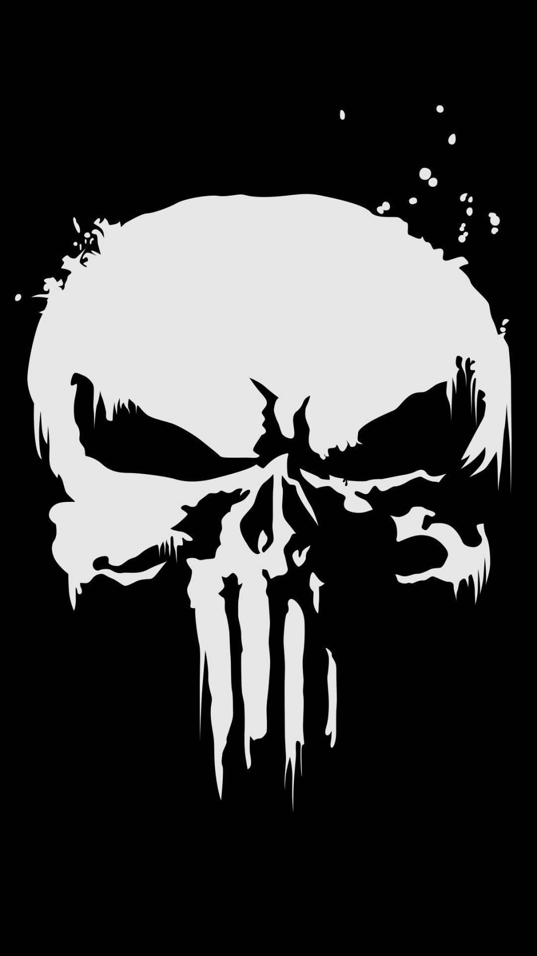 “The Punisher’s Iconic Symbol of Vengeance” Wallpaper