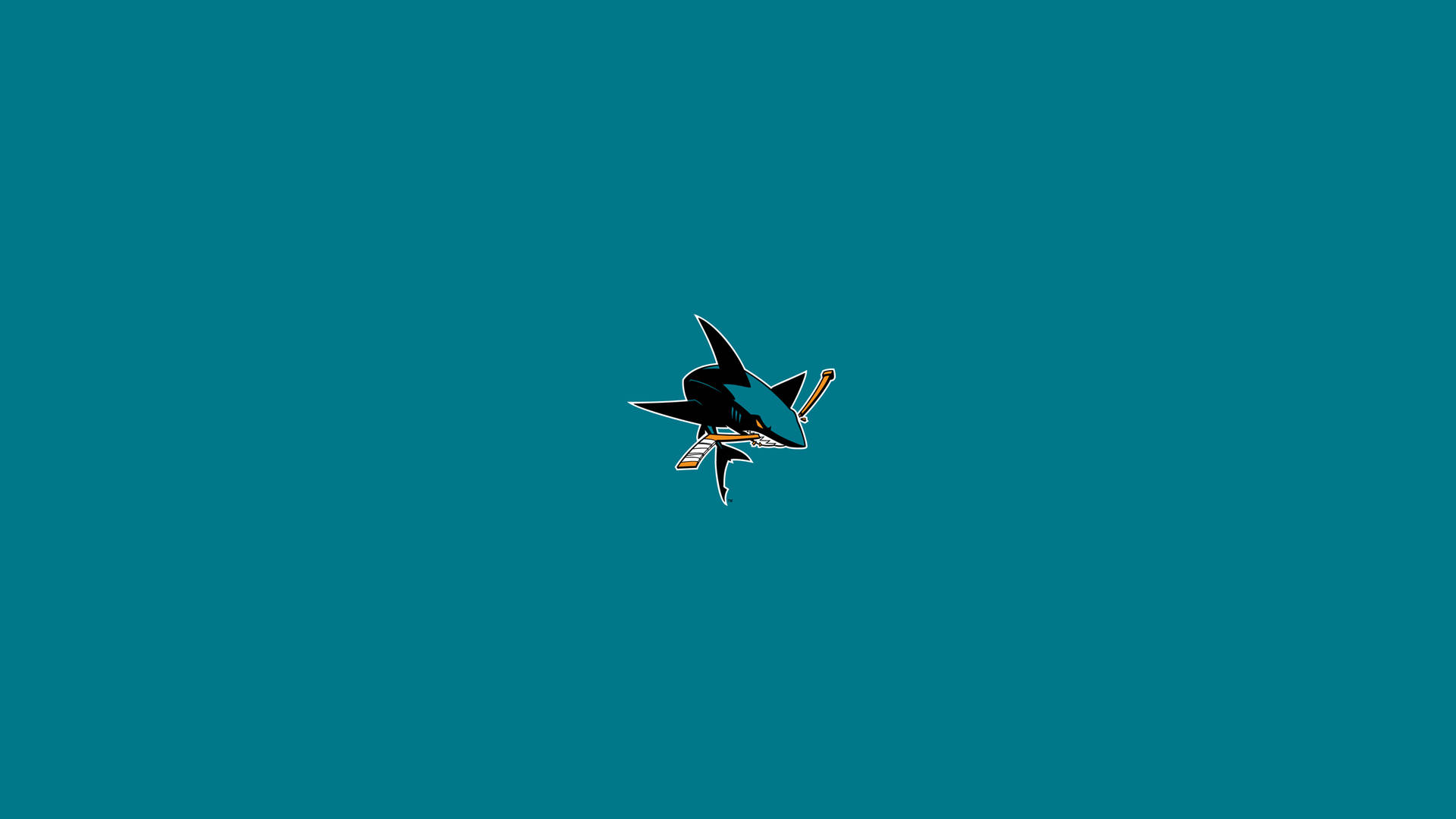 Minimal San Jose Sharks Logo Wallpaper