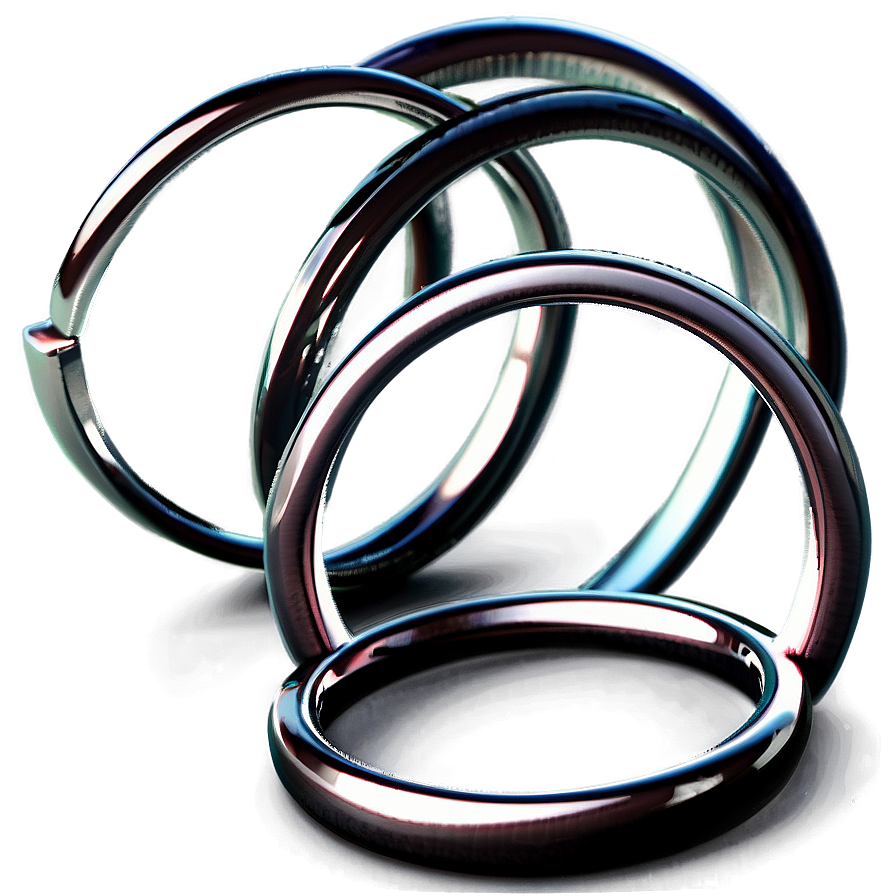 Minimal Sleek Rings Png 80 PNG