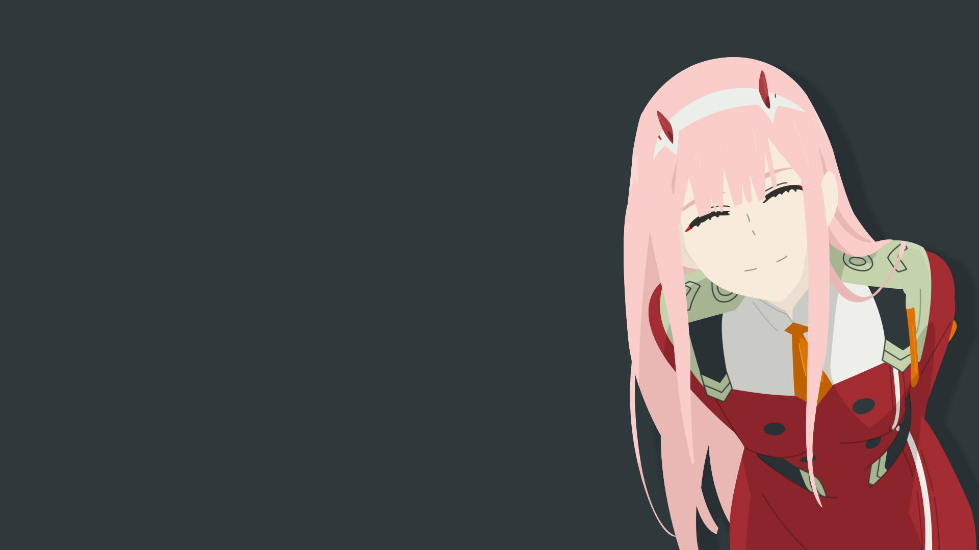 Zero Two - A Darling in the Franxx Ready To Take On New Challenges Wallpaper