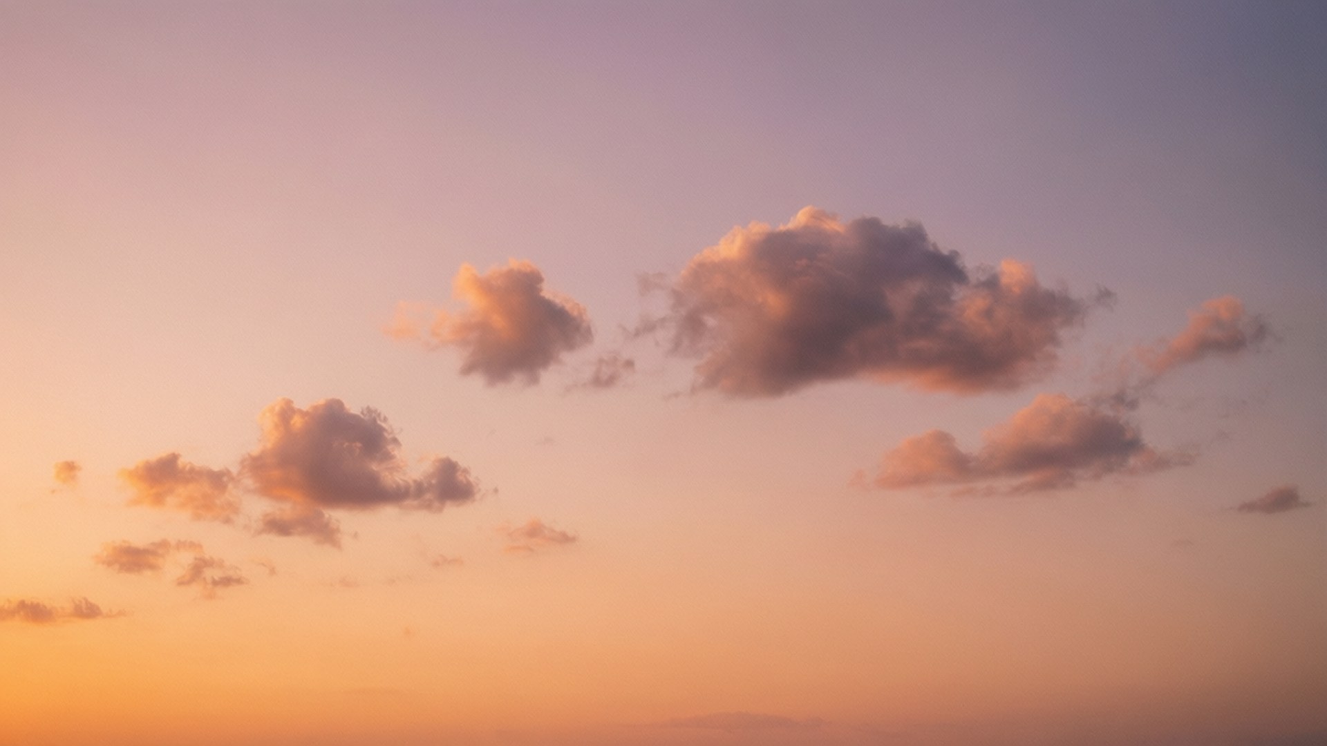 Dégradé de coucher de soleil minimaliste Fonds d'écran