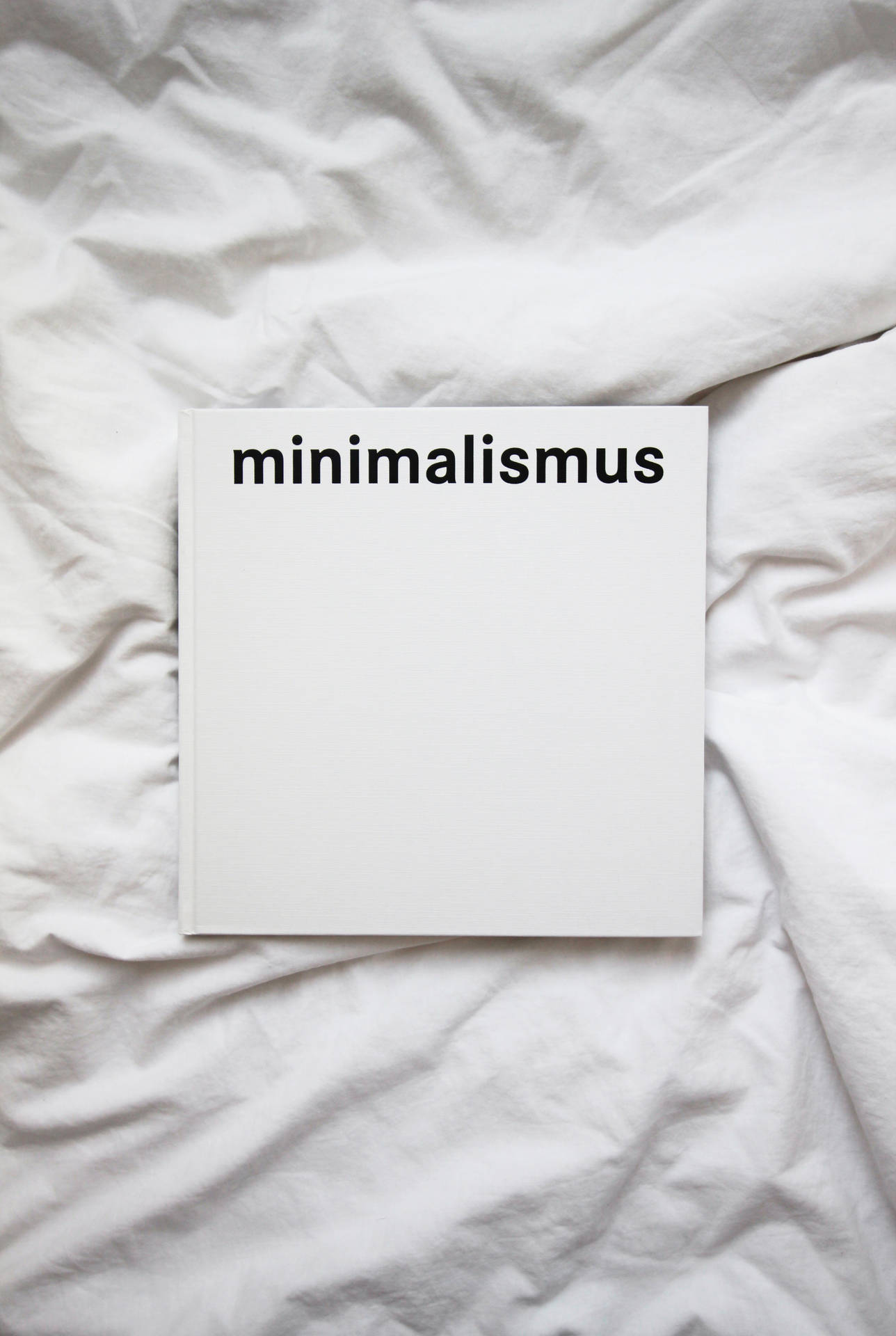 Minimal White Minimalismus Inscription