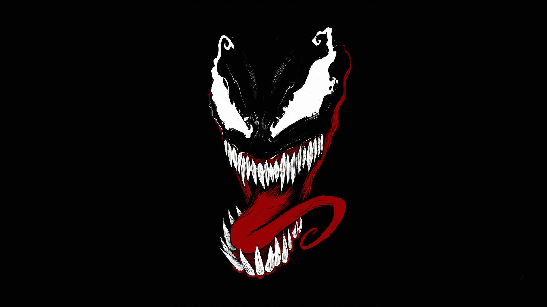 Minimalist 4k Devil Venom Wallpaper