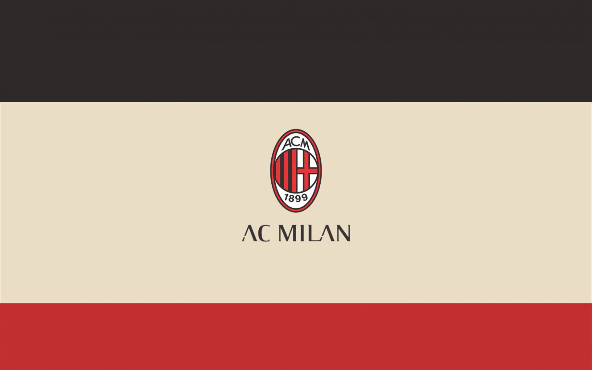 Minimalist AC Milan Wallpaper