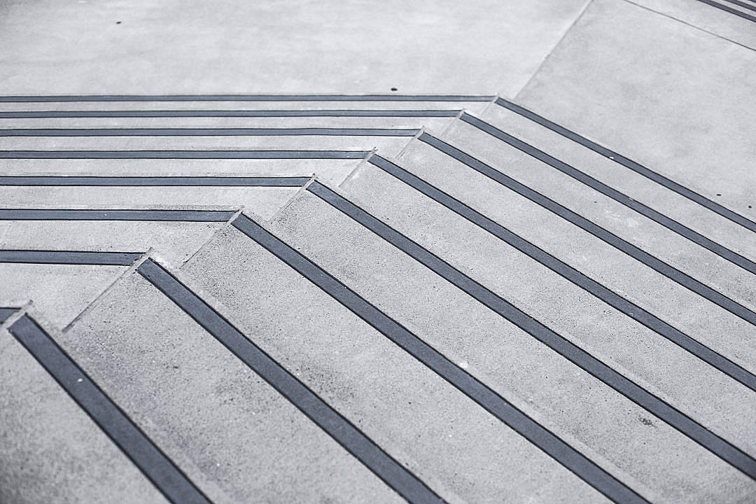 Minimalist Aesthetic Desktop Concrete Stairs Wallpaper