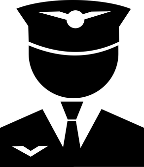Minimalist Airplane Icon PNG