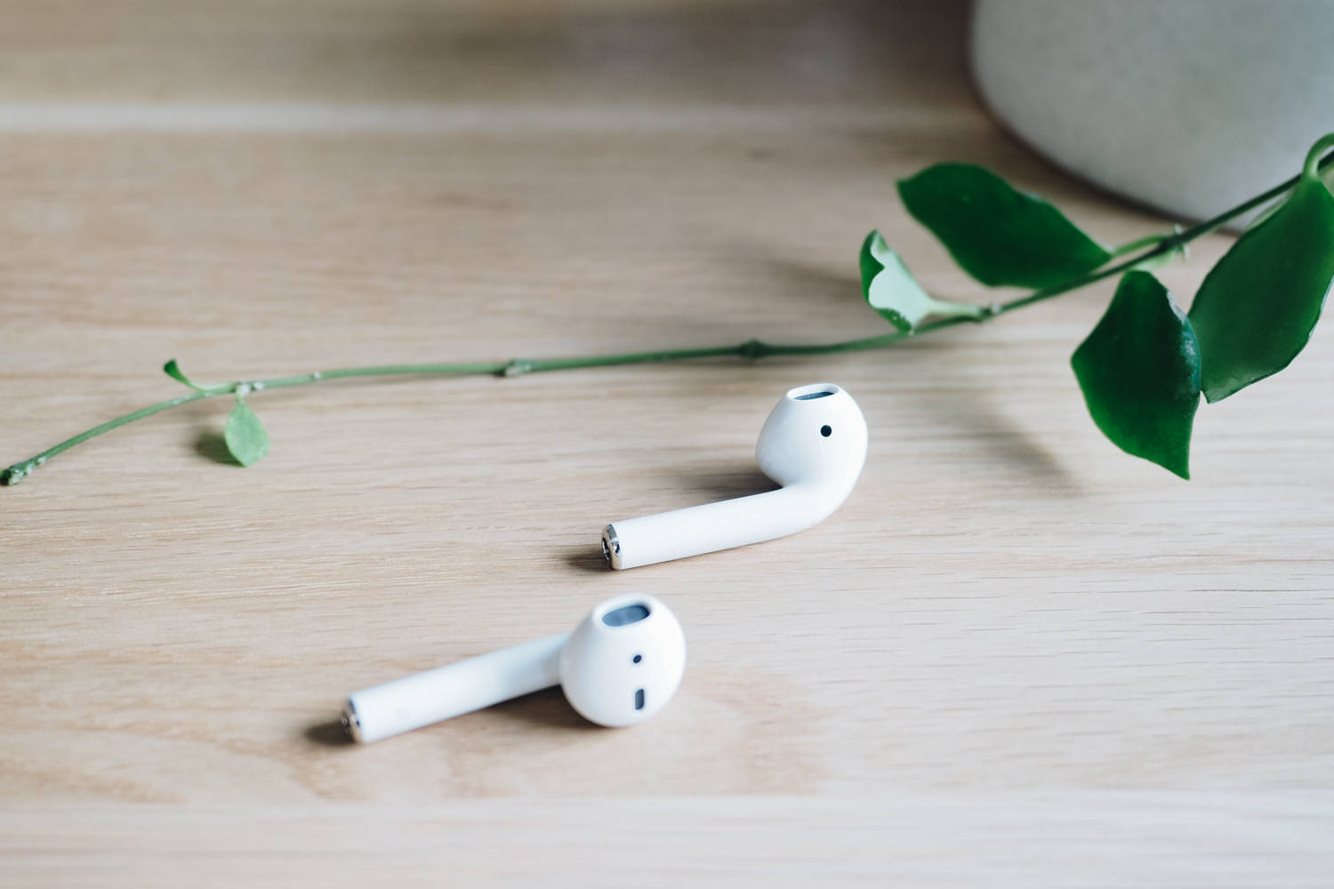 Minimalist AirPods Photography Wallpaper