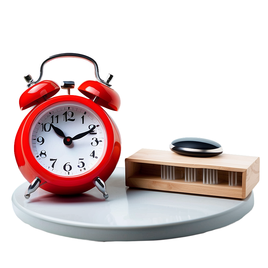 Minimalist Alarm Clock Png 05252024 PNG