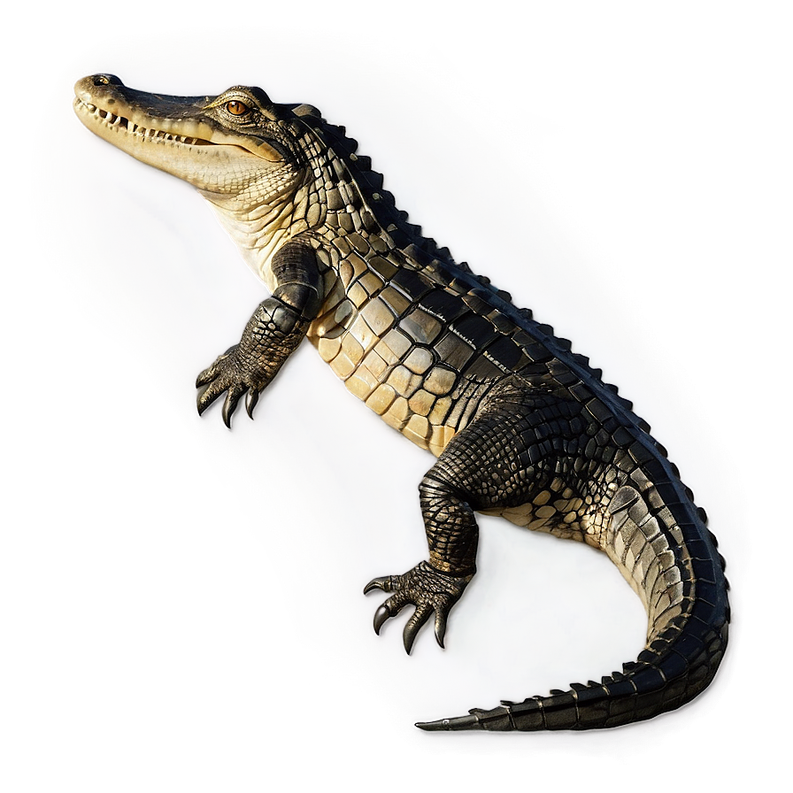 Minimalist Alligator Design Png Vas27 PNG