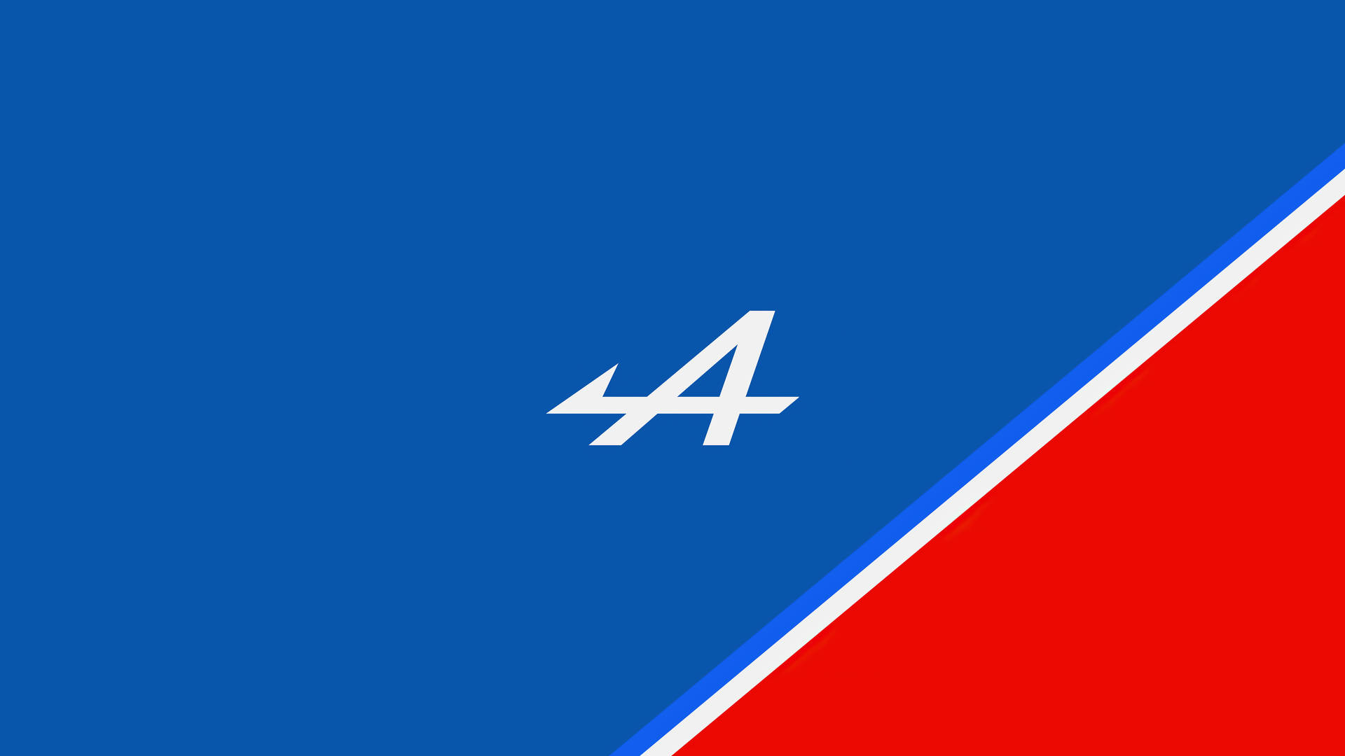 Logotipominimalista De Alpine Fondo de pantalla