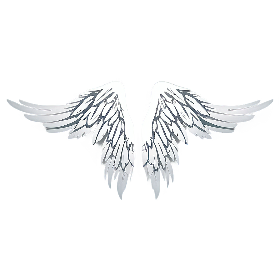 Download Minimalist Angel Wings Clipart Png Teu | Wallpapers.com