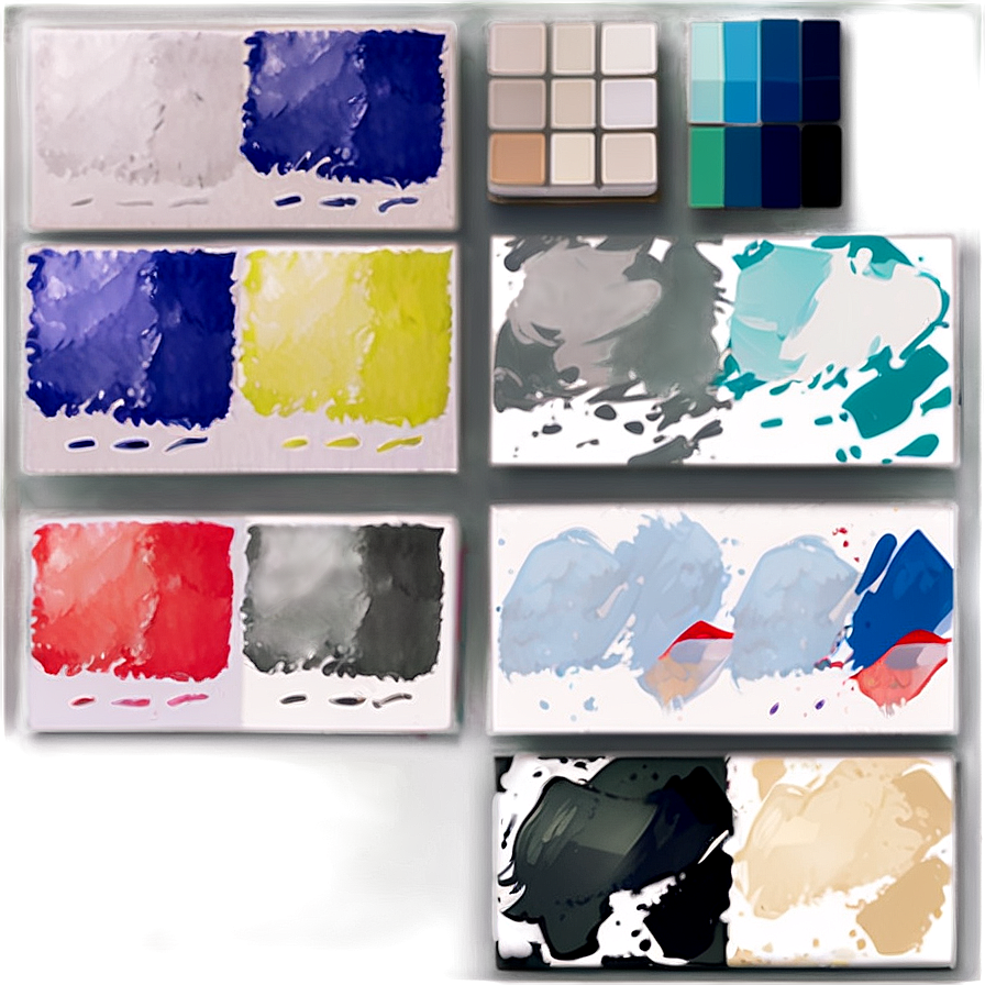 Minimalist Art Palette Png Qsg32 PNG